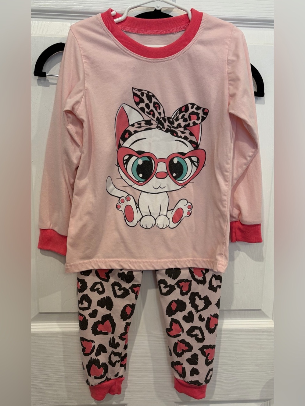 Pajamas Kitty Cat Girls Size 6/7